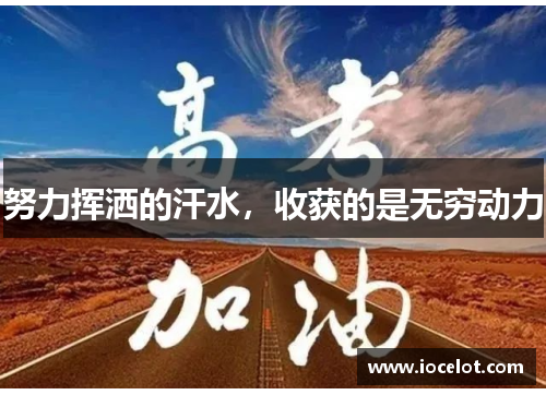 努力挥洒的汗水，收获的是无穷动力